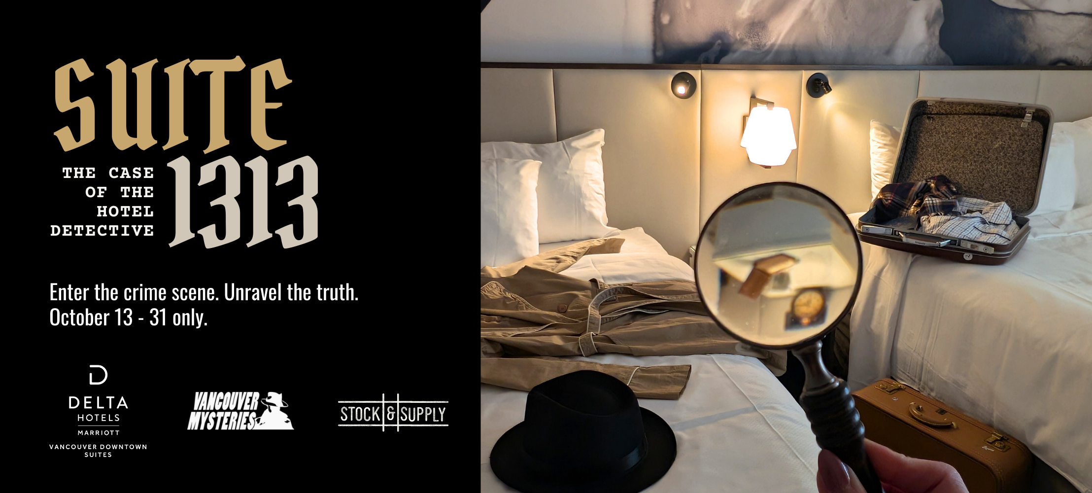 Vancouver Mysteries Presents Suite 1313